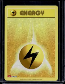 Basic Lightning Energy 034/034 / Trading Card Game Classic 2023 NM / Pokemon TCG - Image 1