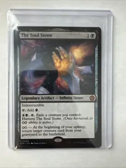 The Soul Stone Marvel's Spider-Man Regular Mtg Mythic Mint Condition SPM 0066 - Image 1