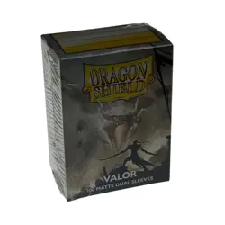 Dragon Shield Valor Matte Dual Sleeves 100 Ct Standard Size Card Protection Gift - Image 1