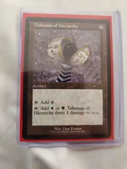 MTG Talisman of Hierarchy Retro Border Secret Lair NM - Image 1