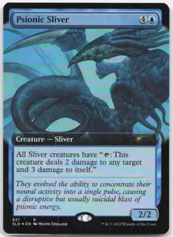Psionic Sliver (Extended Art) *Foil* SLD 621 NM-LP - Image 1