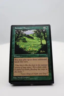 1x Summer Bloom LP Visions (VIS) MTG Magic the Gathering - Image 1