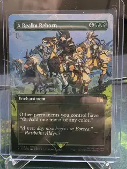 A Realm Reborn (Borderless) (Chocobo Track Foil) Final Fantasy Foil - Image 1