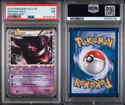 Pokemon Gengar TCG Prime Triumphant Holo Card 94/102 PSA 7 - Image 3