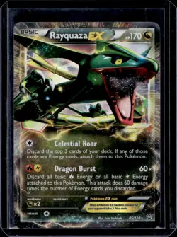 2012 Pokemon Black & White Dragons Exalted Rayquaza #85 - Image 1
