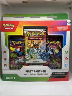 2X bundle Pokemon First Partner Illustration Collection Series 1 New Sealed - Image 1