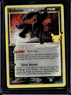 2021 Pokemon SWSH Celebrations Umbreon Classic #17/17 - Image 1