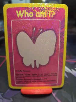 Pokemon Funskool Who Am I Butterfree 012 Holo Vintage - Image 2