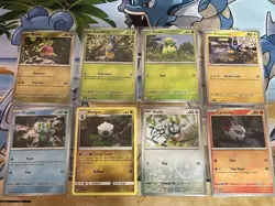 8 Pokemon Yuka Morii Card Lot (No Duplicates, 1 Reverse Holo Starly) - Image 1