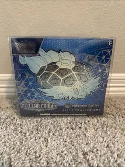 Pokemon TCG Stellar Crown Pokemon Center Exclusive ETB Elite Trainer Box Sealed - Image 1