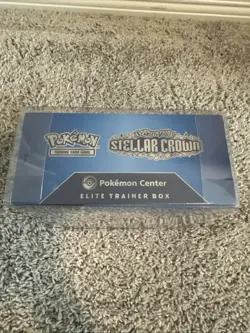 Pokemon TCG Stellar Crown Pokemon Center Exclusive ETB Elite Trainer Box Sealed - Image 5