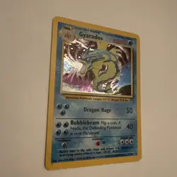 Pokemon Gyarados TCG Holographic Card Base Set 6/102 Unlimited Holo Rare - Image 2