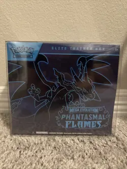 Pokemon Charizard Phantasmal Flames Elite Trainer Box ETB Mega Evolution + Case - Image 1