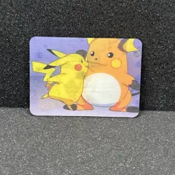 Pokemon Pikachu Raichu 3D Lenticular Promo Card Viz Video Pioneer PIKA-0030D/DVD - Image 1