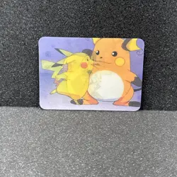 Pokemon Pikachu Raichu 3D Lenticular Promo Card Viz Video Pioneer PIKA-0030D/DVD - Image 2