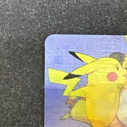Pokemon Pikachu Raichu 3D Lenticular Promo Card Viz Video Pioneer PIKA-0030D/DVD - Image 5