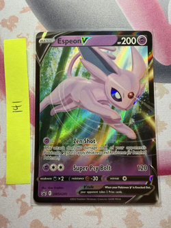Pokemon TCG Espeon V SWSH 201 Promo Holo NM - Image 1