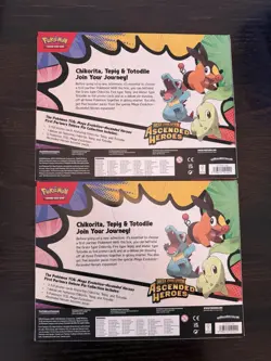 Pokemon Ascended Heroes First Partner DELUXE PIN COLLECTION CASE Sealed 2 ct. - Image 2