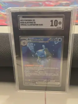 Pokemon Blastoise ex 200/165 Scarlet & Violet 151 Holo Rare 2023 - Image 1