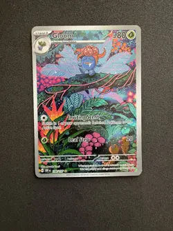 Gloom Pokemon Obsidian Flames Illustration Rare 198/197 - Image 1