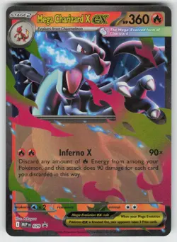 Mega Charizard X ex 029 Holo Promo ME: Mega Evolution Promo Pokemon Holo NM - Image 1
