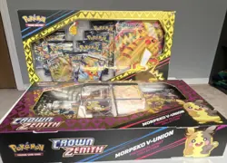 Pokemon TCG Crown Zenith Pikachu & Morpeko V/VMAX Kit w/ Jumbo Card - Image 4