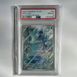 Pokemon Articuno 161/159 Illustration Rare Holo English PSA 10 Sv09 Journey - Image 3