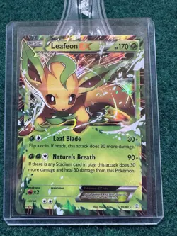 Leafeon EX 10/83 Holo Rare Generations Pokemon Card - Image 1
