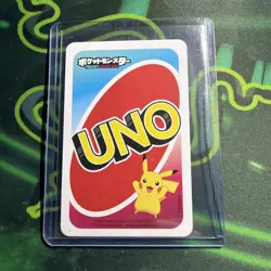 Pikachu # 0 Green Japanese Uno Deck Promo Rare Near Mint - Pokemon Card - NM - Image 2