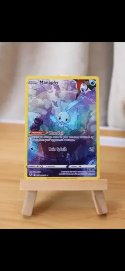 The Pokemon Company Manaphy Ultra Rare Holo 70 HP GG06/GG70 Crown Zenith Ability - Image 1