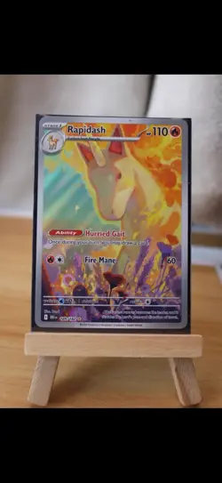 The Pokemon Company Rapidash Illustration Rare Holo 110 HP 189/182 Destined Riv… - Image 1