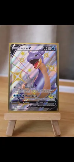 The Pokemon Company Lapras V Shiny Holo Rare 210 HP SV110/SV122 Shining Fates - Image 1