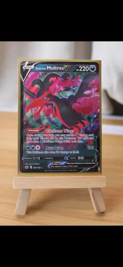 The Pokemon Company Galarian Moltres V Ultra Rare Holo 220 HP Chilling Reign - Image 1