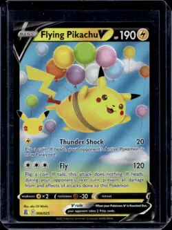 2021 Pokemon SWSH Celebrations Flying Pikachu V #006/025 - Image 1