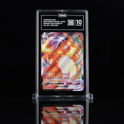 2020 Pokemon SWSH Darkness Ablaze 020/189 Charizard VMAX Ultra Rare TAG 10 - Image 1