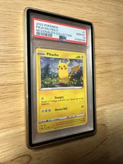 PSA 10 GEM MINT - Pikachu Holo #7 - 2022 Pokemon McDonald's Collection - Image 4