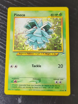 Pokemon Pineco Dark Forretress Neo Destiny Unlimited Ed Near Mint Uncommon - Image 2