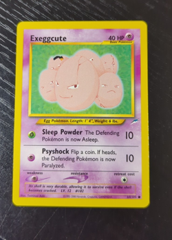 Pokemon Dark Exeggutor Exeggcute Neo Destiny Unlimited Edition Near Mint - Image 2