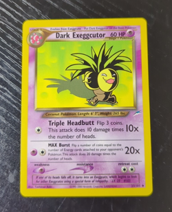 Pokemon Dark Exeggutor Exeggcute Neo Destiny Unlimited Edition Near Mint - Image 4