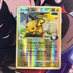 Raichu GL Lv. 46 31/111 Rising Rivals Reverse Holo Pokemon Trading Card - Image 1
