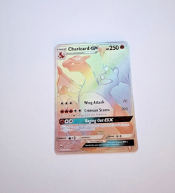 Charizard GX 150/147 Rainbow Rare Burning Shadows Pokemon Card - Image 2