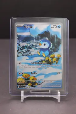 Piplup 098/094 IR Illustration Rare Pokemon Phantasmal Flames - Image 1