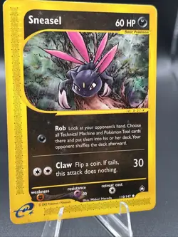 Sneasel - Aquapolis 110/147 2002 - E Reader - Pokemon TCG - WOTC - Image 1