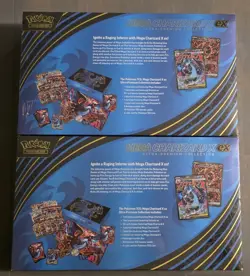 2x Pokemon Phantasmal Flames Mega Charizard EX UPC Ultra Premium Collection NEW - Image 2
