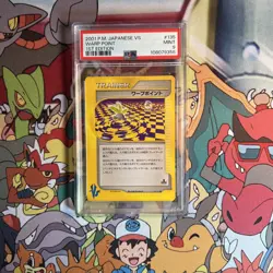 Pokemon Warp Point VS 1st Edition Japanese #135 PSA 9 Mint - Image 2