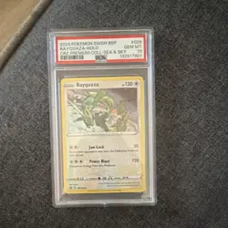 Pokemon Rayquaza SWSH029 Sword & Shield Promo Holo 2024 PSA 10 - Image 1