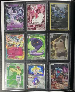 Pokemon Card Binder Lot - 40 Cards - Mixed Condition MP to NM - Image 3