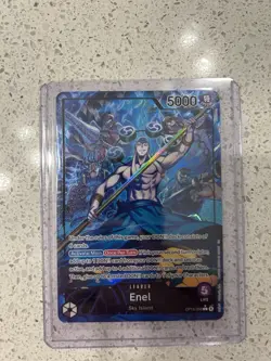 Bandai One Piece CCG Enel Leader Special Holo OP15-058 5000 Power 5 Life - Image 1