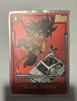 Dragon Ball Card SB01-053 Son Goku Childhood R [ALT ART PARALLEL] - Image 1