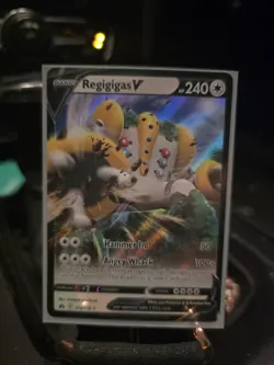 Pokemon TCG Regigigas v Crown Zenith Holo Ultra Rare Card 113/159 - Image 1
